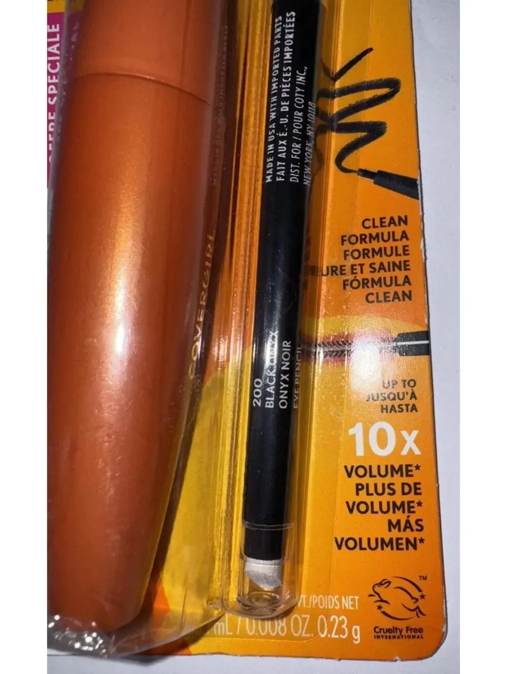 CoverGirl Lash Blast Volume Mascara #825 Very Black & #200 Eye Pencil Onyx